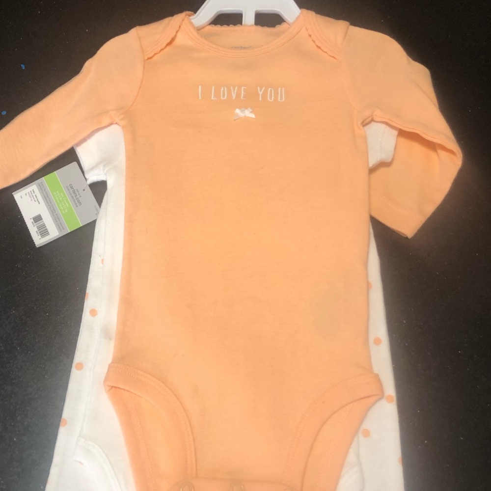 Carters 3 month layette baby girl NWT